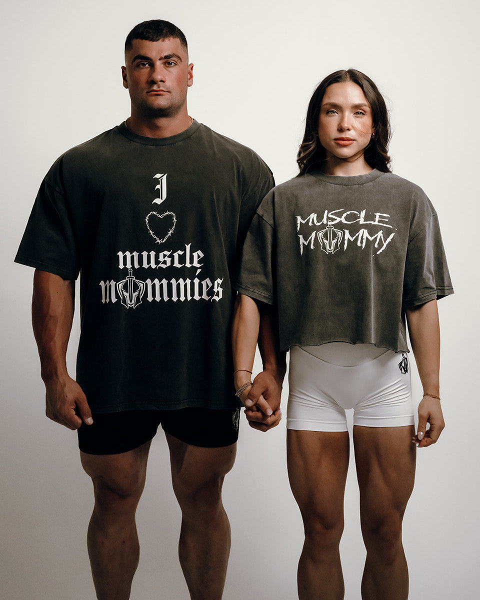 Muscle Mommy Cropped Tee