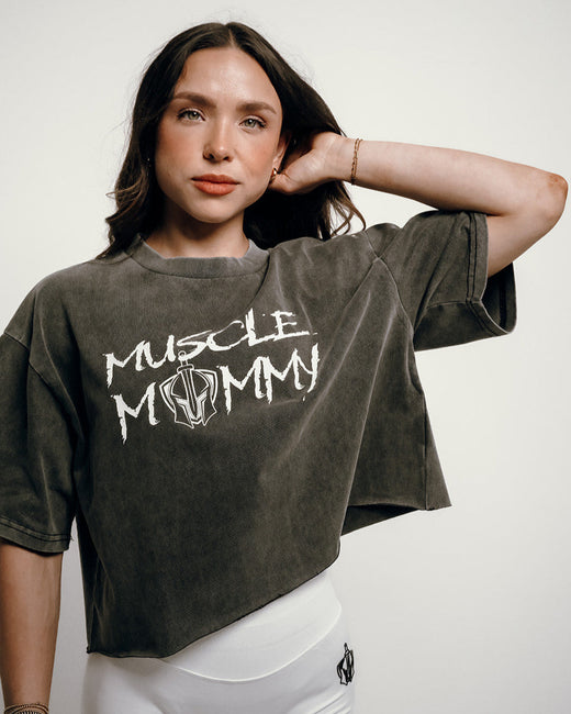 Muscle Mommy Cropped Tee